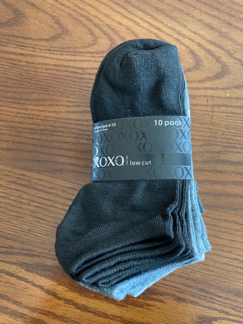 XOXO:  Low Cut Athletic Socks - Black/Grey/White (10 Pack)